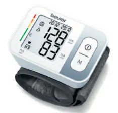 Monitor de presión arterial, BC28, Baumanómetro digital de muñeca con detector de arritmias.