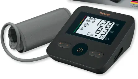 Monitor de presión arterial, BM27, Baumanómetro digital de brazo con detector de arritmias e indicador de riesgo. SIN BOLSA
