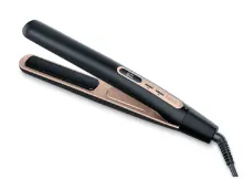 Plancha para Cabello Style Pro, HS30, Placas redondeadas: para cabello liso y rizado.