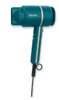 Secadora de Cabello Compacta para Viaje Ocean, HC35O, Función iónica para un cabello liso y brillante.