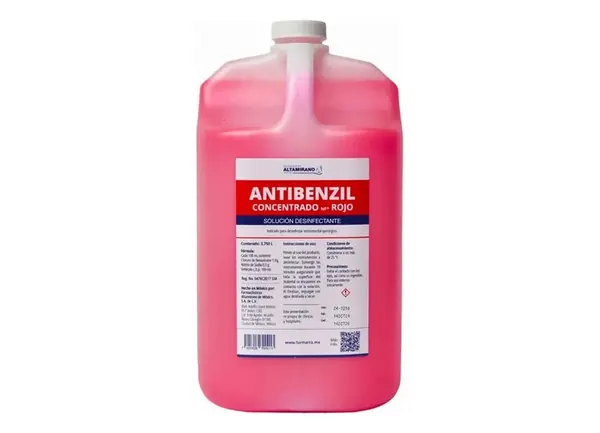 ANTIBENZIL CONCENTRADO ROJO 3.75 LTS GALÓN