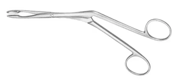 PINZA NASAL HEYMANN 18 CM. ANGULADA.