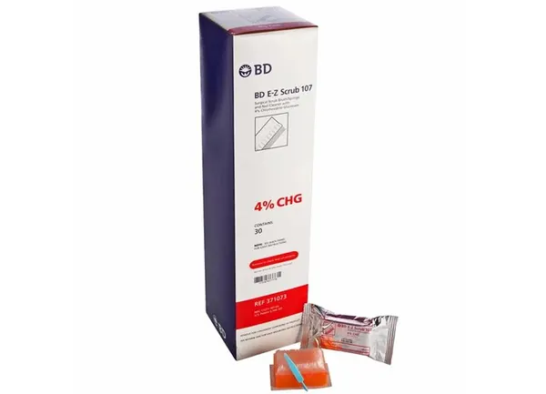 EZ-SCRUB CEPILLO CON CHG AL 4% C/30 ROJO