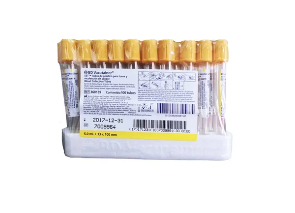 TUBO VACUTAINER 5.0 ML ORO 13X100 C/100