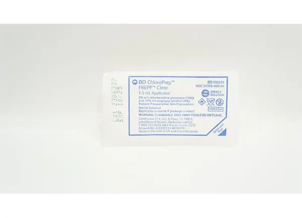 CHLORAPREP 1.5ML SIN TINTE (934540)