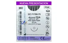 ÁCIDO POLIGLICÓLICO 5-0 75CM R17