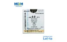 C1214/2-30 CATGUT CRÓMICO 4-0 30CM 12MM 1/2 CIR REV/CORT