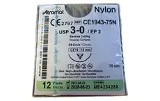 NYLON NEGRO CAL 3/0 75CM CE19