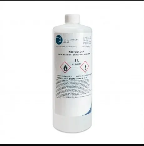 ACETONA USP BOTELLA POLIETILENO 1LT