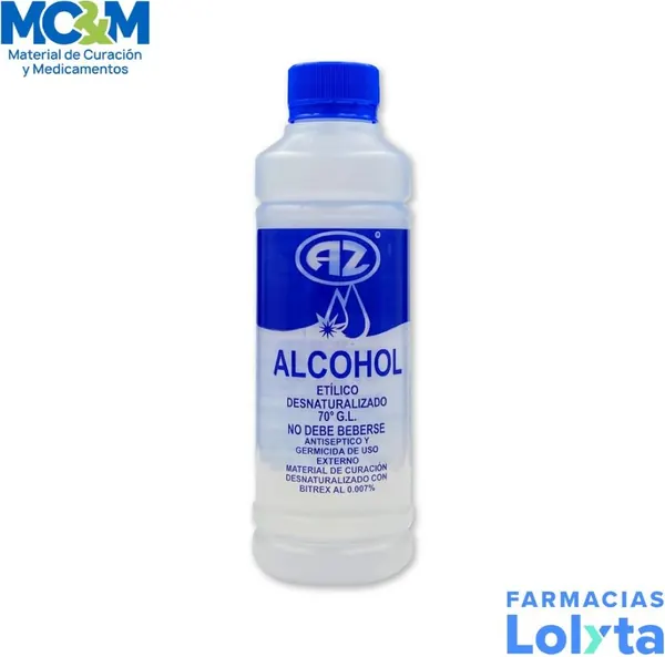 ALCOHOL AZUL 70º.250 ML