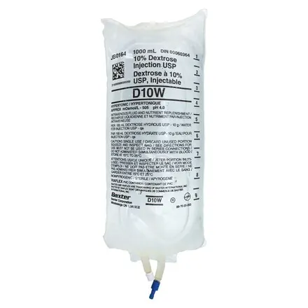 DEXTROSA AL 10% EN AGUA INYECTABLE 1000ML C/18