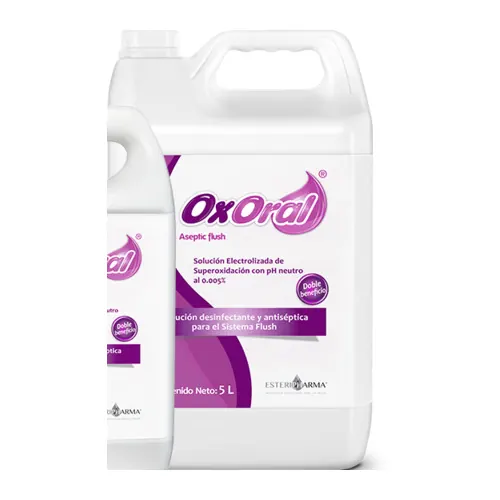 OXORAL ASEPTIC FLUSH SOL ENV 5 LT