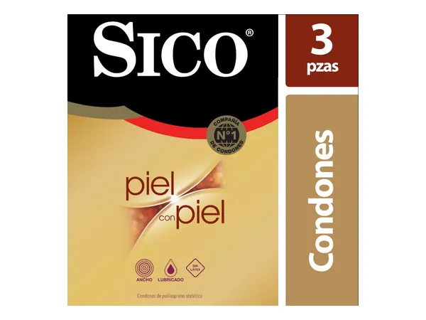 PIEL CON PIEL CONDON SIN LÁTEX C/3