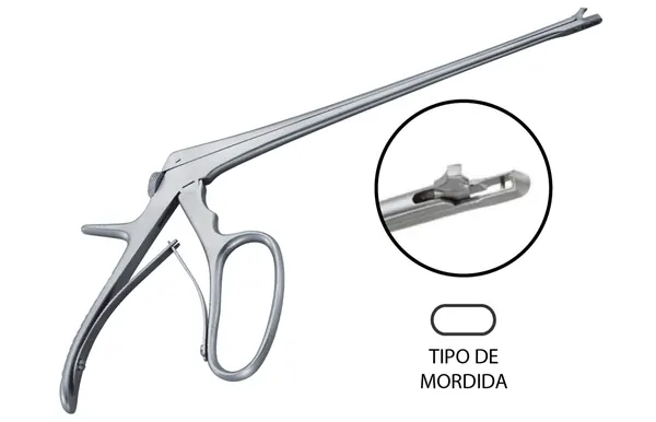 PINZA PARA BIOPSIA BABY TISCHLER 25 CM. FIJA CON SEGURO.