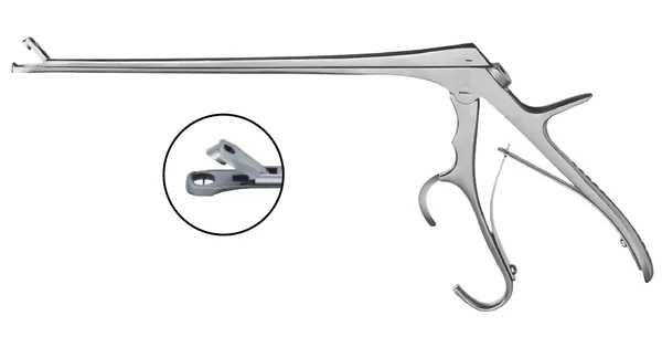 PINZA PARA BIOPSIA BURKE. FIJA CON SEGURO.