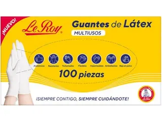GUANTE LÁTEX MULTIUSOS M 8 PZ