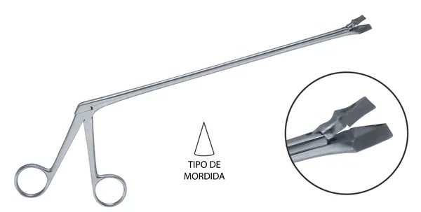 PINZA PARA BIOPSIA SCHUMACHER TRIANGULAR. TIPO HARTMANN. H.P: