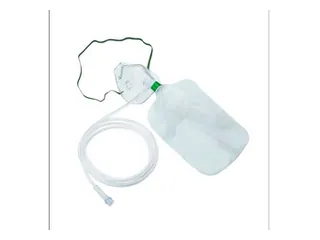 Mascarilla para administración de oxígeno con bolsa adulto