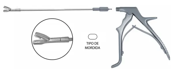 PINZA PARA BIOPSIA TISCHLER 25 CM. ROTATORIA