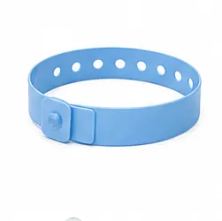 BRAZALETE PARA IDENTIFICACIÓN DE PLÁSTICO. INFANTIL (AZUL).