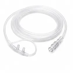 CATÉTERES PARA SUMINISTRO DE OXÍGENO, CON TUBO DE CONEXIÓN Y PUNTA NASAL DE PLÁSTICO, CON DIÁMETRO INTERNO DE 2 MM. LONGITUD: 180 CM. ADULTO
