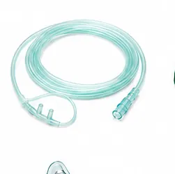 CATÉTER PARA SUMINISTRO DE OXÍGENO (PUNTAS NASALES PEDIÁTRICAS), CON TUBO DE CONEXIÓN Y CÁNULA NASAL DE PLÁSTICO, CON DIÁMETRO INTERNO DE 1.8 MM. LONGITUD: 180 CM.