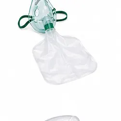 MASCARILLA DESECHABLE PARA ADMINISTRACIÓN DE OXÍGENO, CON BOLSA RESERVORIO PEDIÁTRICA.