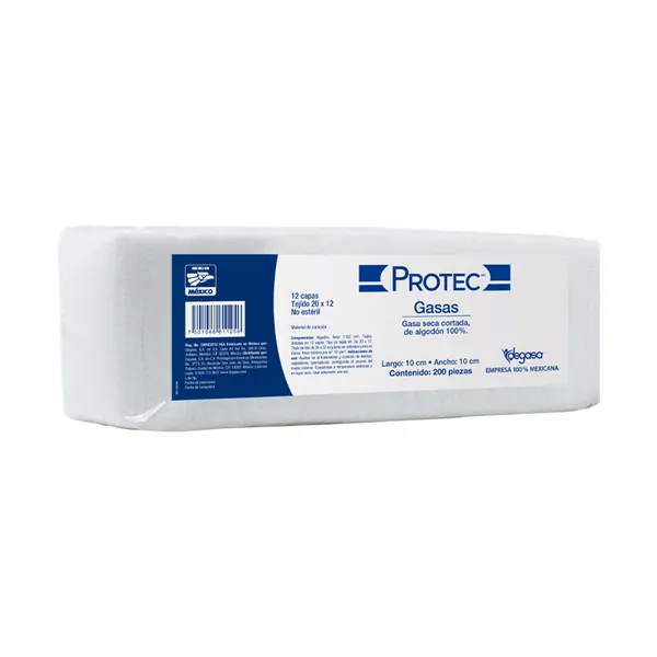 ESPONJA DE GASA 10 X 10 CM T20X12 12C BOL C/200