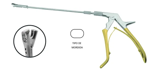 PINZA PARA BIOPSIA TOWNSEND 25 CM. MORDIDA RECTA, OVALADA Y ROTATORIA