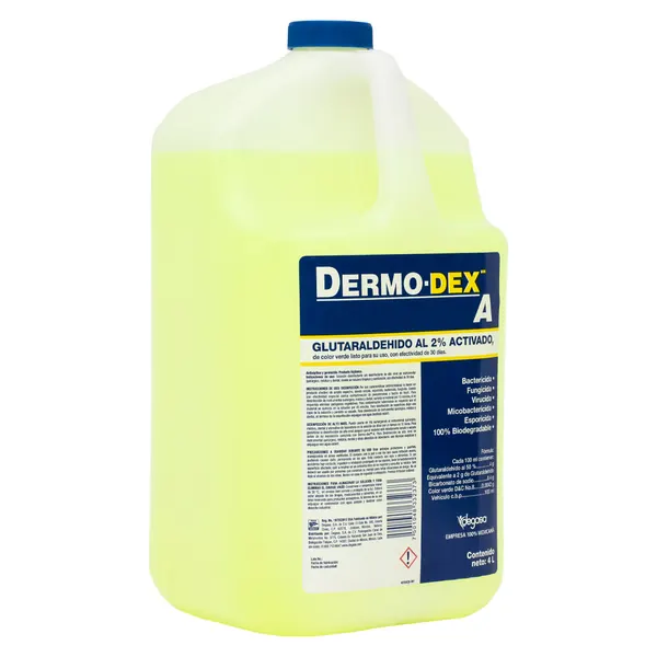 GLUTARALDEHÍDO 2% DERMODEX ACTIVADO 4 L PI