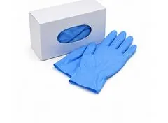 GUANTE DE NITRILO CHICO C/100 AZUL