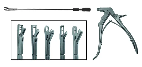 SET DE BIOPSIAS 5 PUNTAS INTERCAMBIABLES CON MANGO