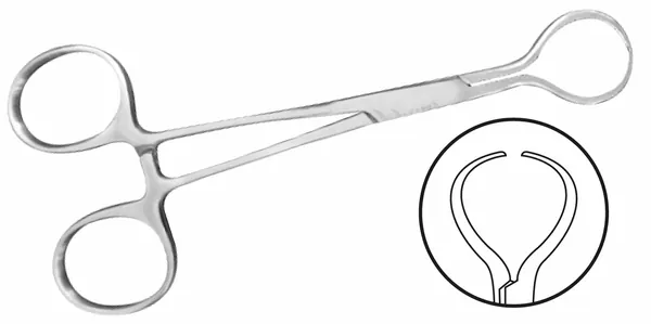 PINZA UTERINA ADAIR 16.5 CM.