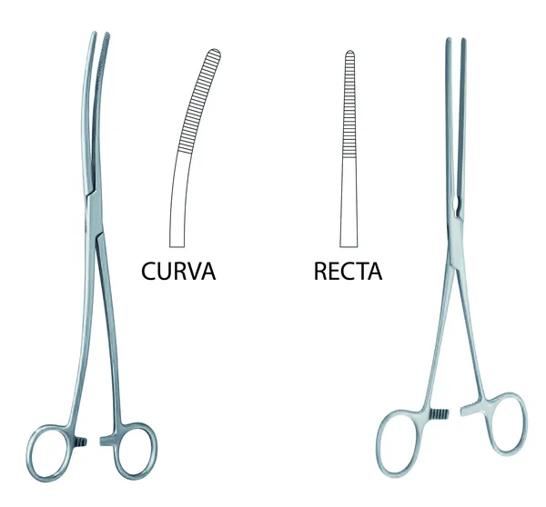 PINZA UTERINA BOZEMAN RECTA 25 CM.