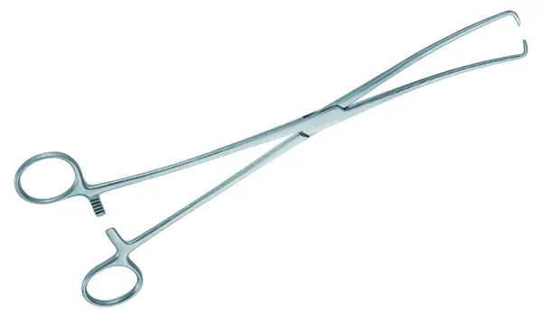 PINZA UTERINA DUPLAY DE 28 CM