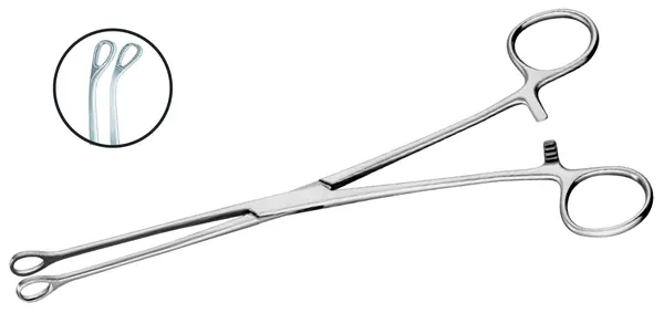 PINZA PORTA ESPONJAS FORESTER ANILLO PEQUEÑO CURVA 24 CM.