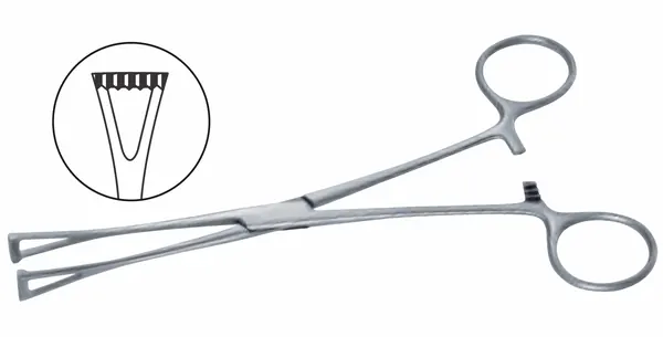 PINZA INTESTINAL COLLIN DUVAL 20 CM.