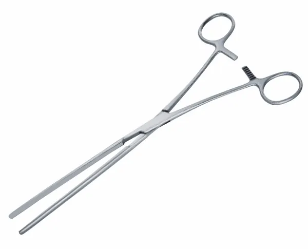 PINZA INTESTINAL KOCHER CURVA 23 CM.