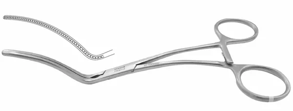 PINZA DEBAKEY ZAHNUNG PARA VASOS PERIFERICOS 16.5 CM.