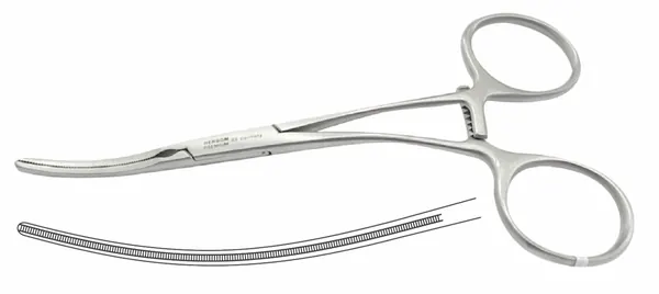 PINZA BULLDOG DEBAKEY 12.5 CM.