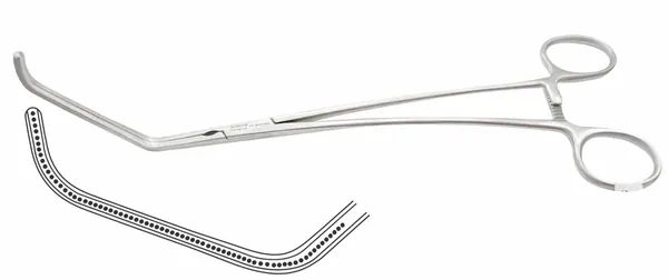 PINZA CLAMP PARA OCLUSION TANGENCIAL 28.5 CM.