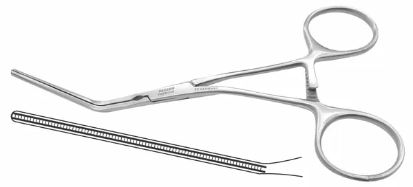 PINZA CLAMPS DE ANATOMOSIS 3 ANGULO 15 CM.