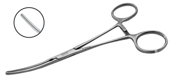 PINZA CLAMPS PARA CUARCTACION DEBAKEY 17 CM.