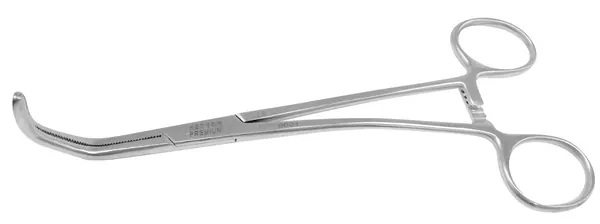 PINZA SATINSKY DEBAKEY.ESTRIADA. 17 CM