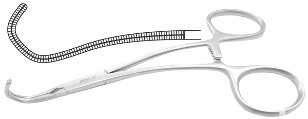 PINZA VASCULAR TIPO LAWTON 13 CM.