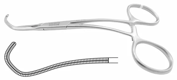PINZA VASCULAR TIPO LAWTON 13 CM.