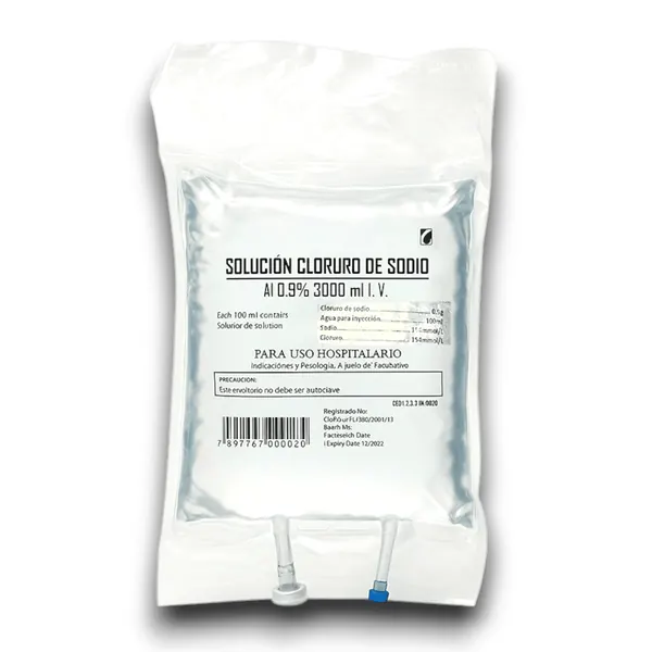 CLORURO DE SODIO AL 0.9% 3000ML C/ 4