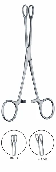PINZA PORTA ESPONJAS FORESTER RECTA 18 CM.ESTRIADA.