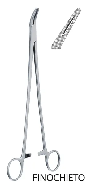 PORTA AGUJAS FINOCHIETO CURVO 26 CM.