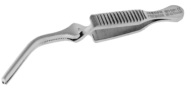 PINZA BULLDOG JOHNS HOPKINS. CASTRO VIEJO VASCULAR. ANGULADA. 5.6 CM.